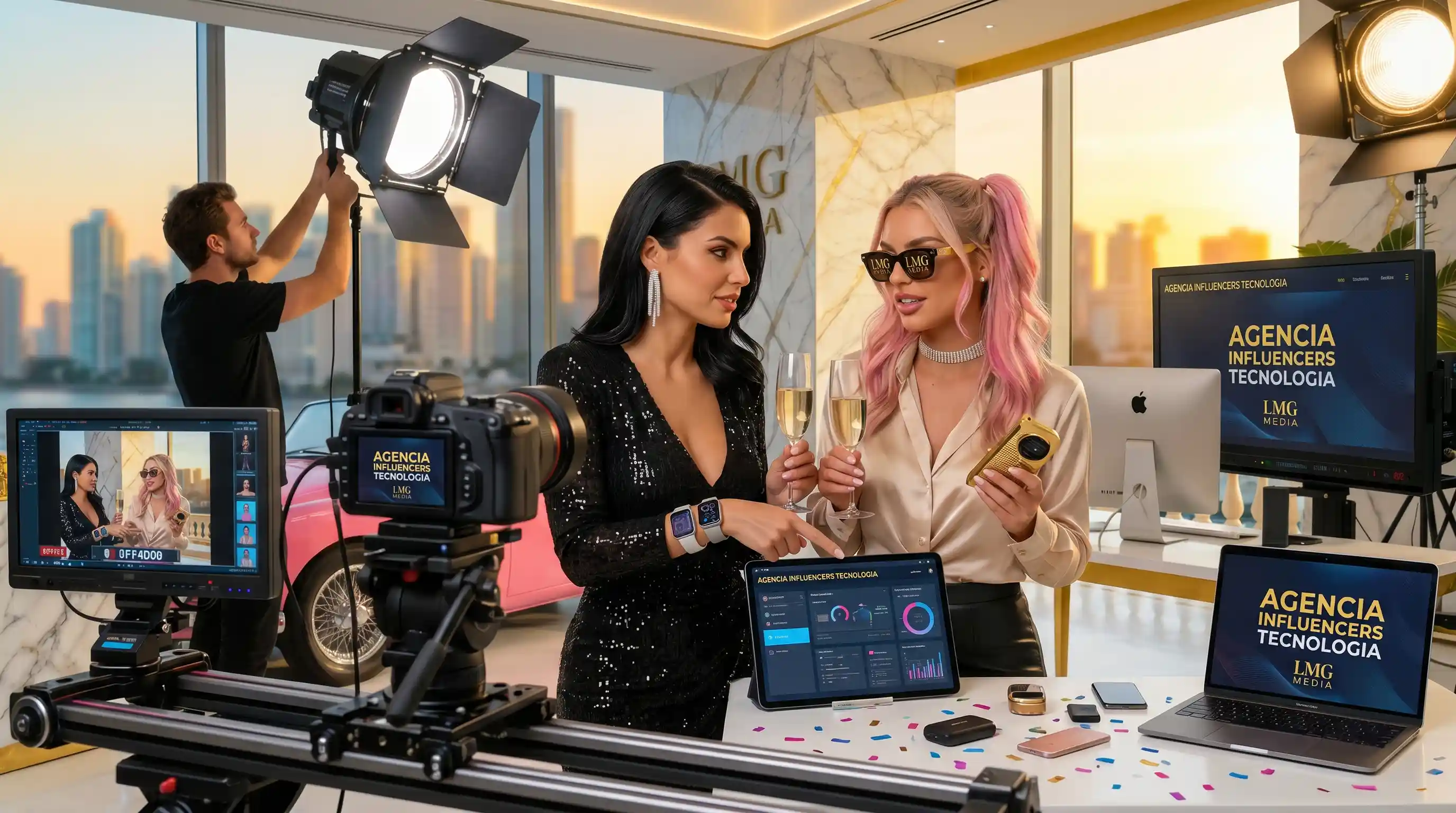 Agencia de influencers de tecnología — campañas con creadores verificados