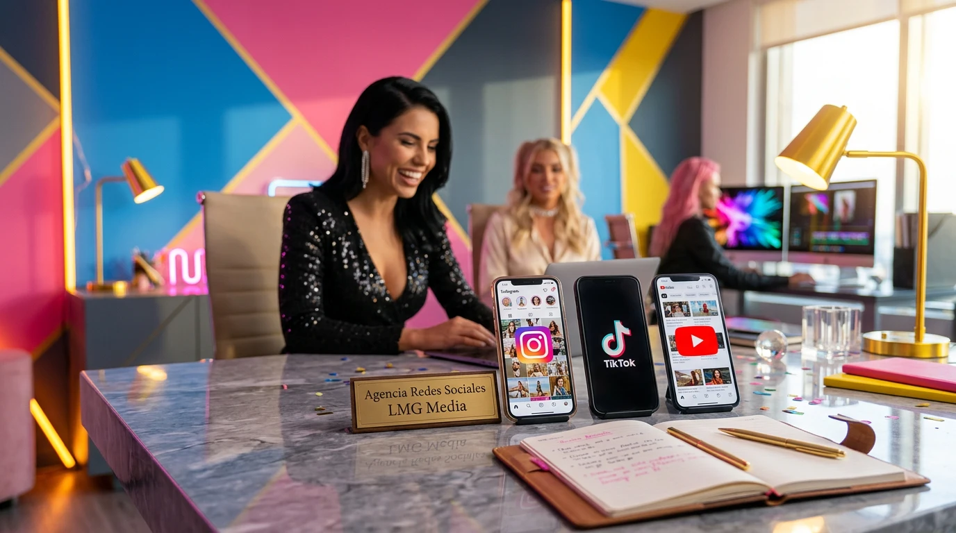 Campañas de influencer marketing en redes sociales — Instagram, TikTok, YouTube y LinkedIn con LMG Media