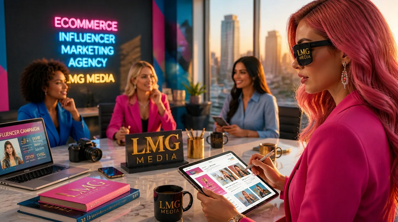 Ecommerce influencer marketing campaigns — DTC product launches and shoppable content with verified creators