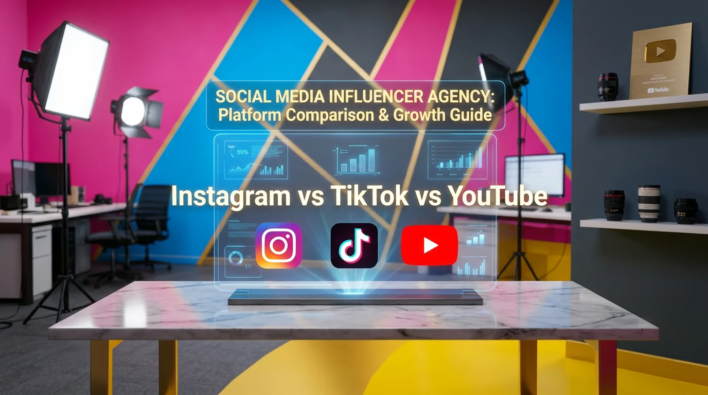 Social media influencer marketing campaigns — cross-platform creator campaigns on Instagram, TikTok, YouTube and LinkedIn