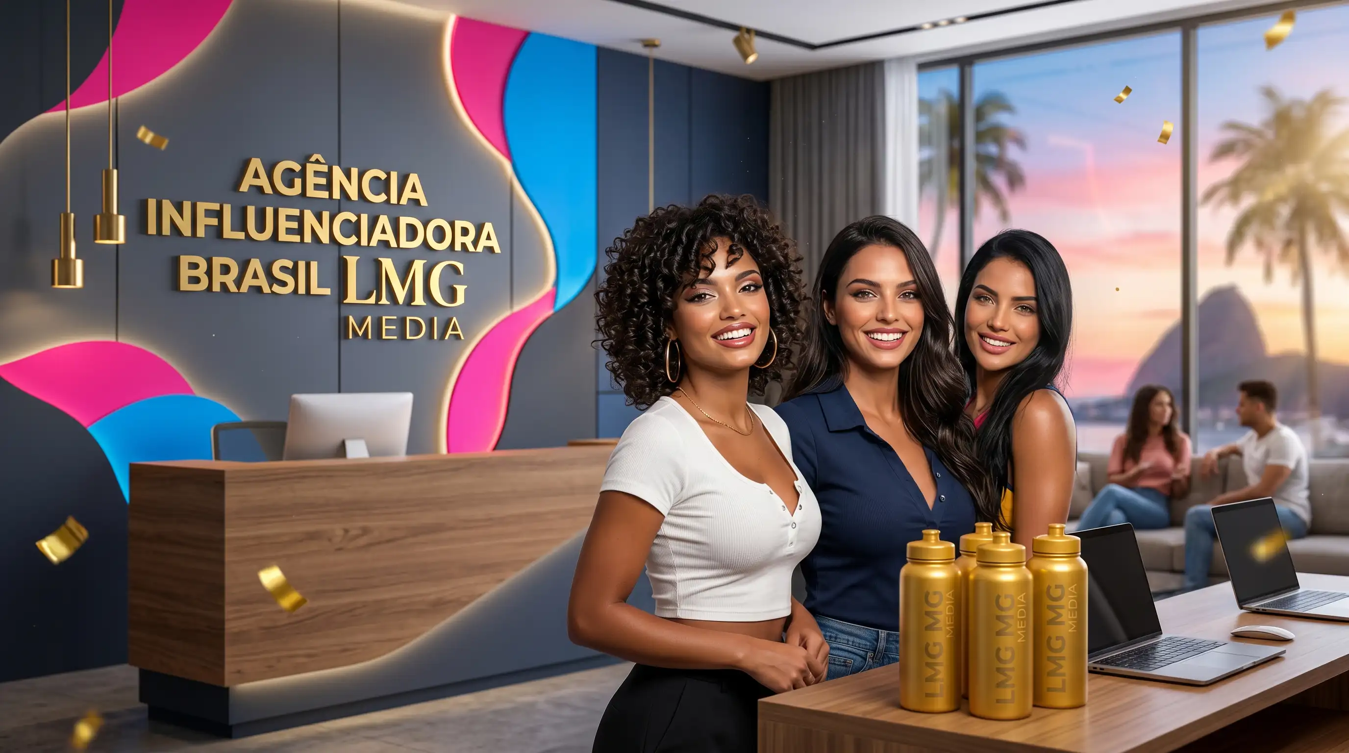Agência de influencers Brasil — criadores brasileiros verificados em beleza, lifestyle, moda e entretenimento