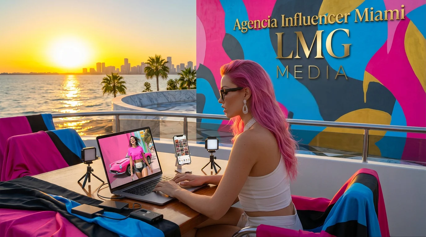 Agencia de influencers en Miami — creadores hispanos bilingues en lifestyle, lujo, fitness y belleza
