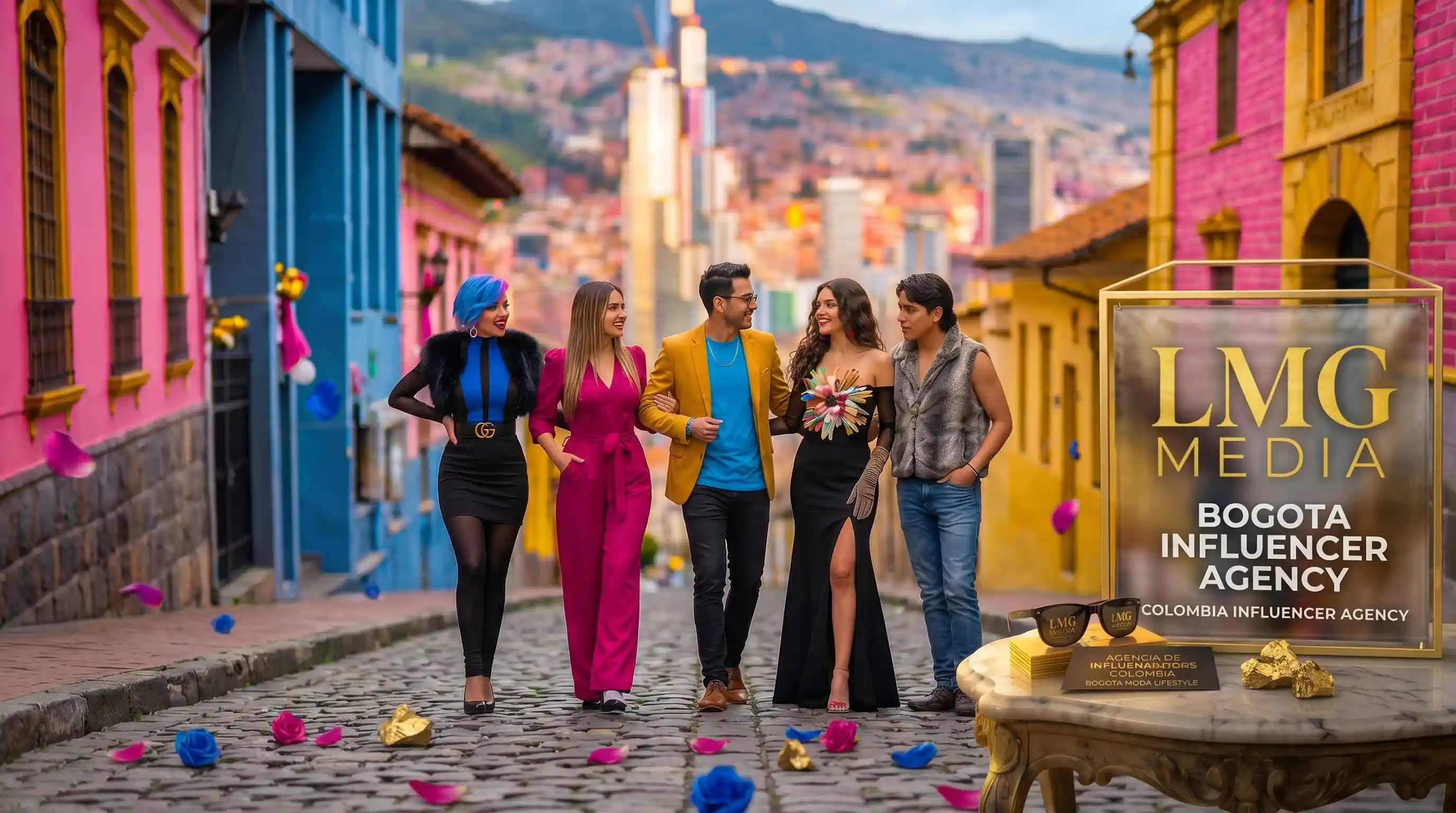 Bogotá influencer marketing agency — verified creators across fashion, lifestyle, tech and food in Colombia's capital