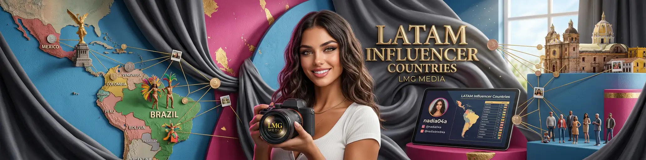 Influencer marketing across Latin America — Colombia, Brazil, Mexico, Peru, Chile and Argentina