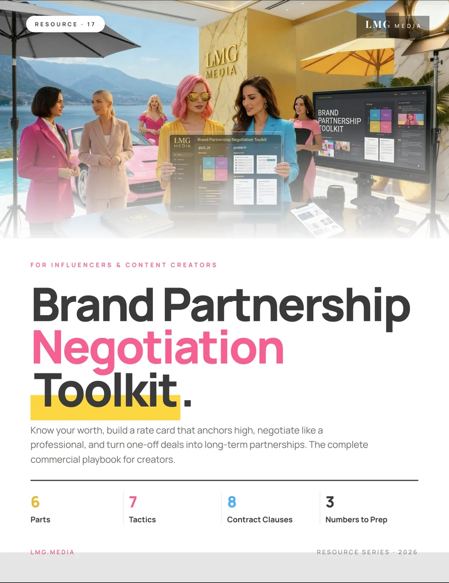 Brand Partnership Negotiation Toolkit for Influencers & Creators